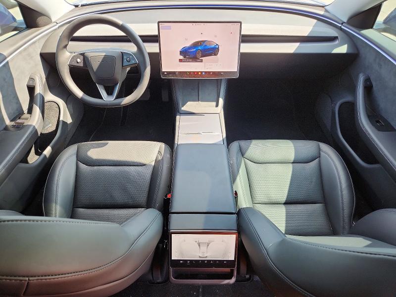 2025 Tesla Model 3 VIN 5YJ3E1EB4SF015393 COPART salvage auction — SIDE, Tx - Salvage Vehicle Title, sold $12,100 on 2026-07-13 (photo 8)