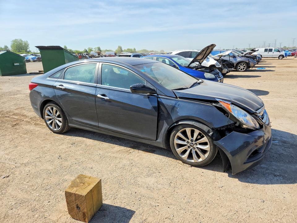 2011 Hyundai Sonata VIN 5NPEC4ACXBH054070 COPART salvage auction — FRONT END, IL - SALVAGE CERTIFICATE, sold $450 on 2026-07-28 (photo 4)
