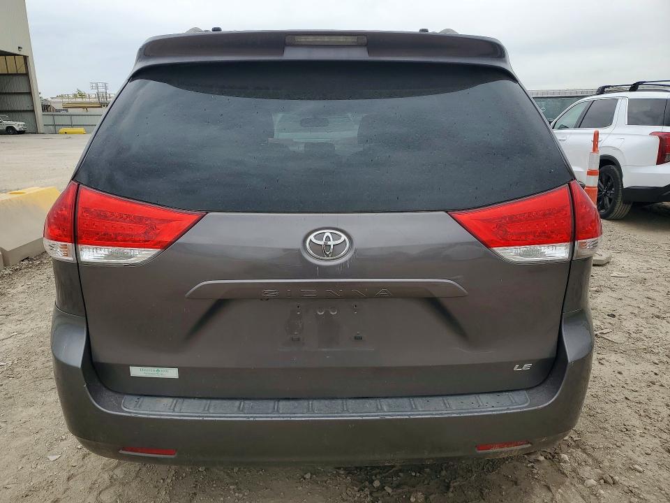 2011 Toyota Sienna VIN 5TDKK3DC1BS003045 COPART salvage auction — FRONT END, MO - SALVAGE CERTIFICATE OF TITLE, sold $1,550 on 2026-07-02 (photo 6)