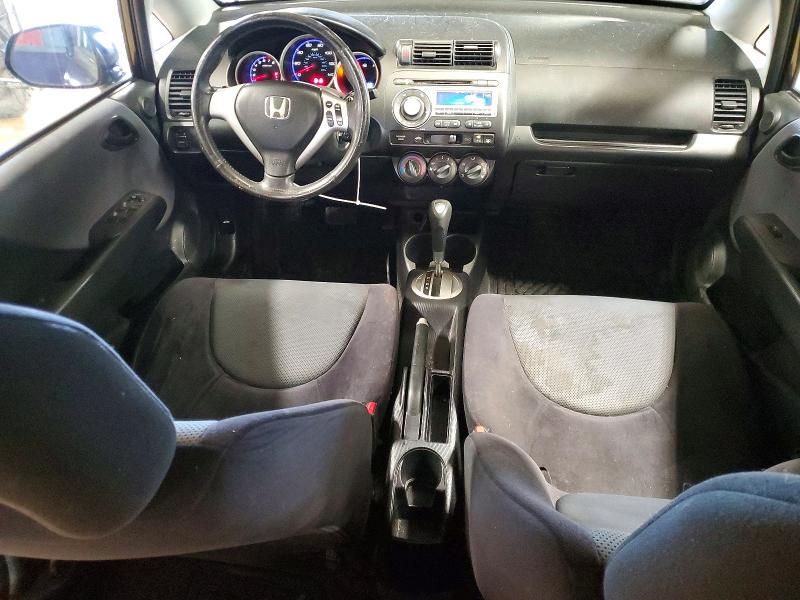 2008 Honda Fit VIN JHMGD38668S015047 COPART salvage auction — SIDE, In - Cert Of Title-Salvage Title, sold $675 on 2026-07-17 (photo 8)