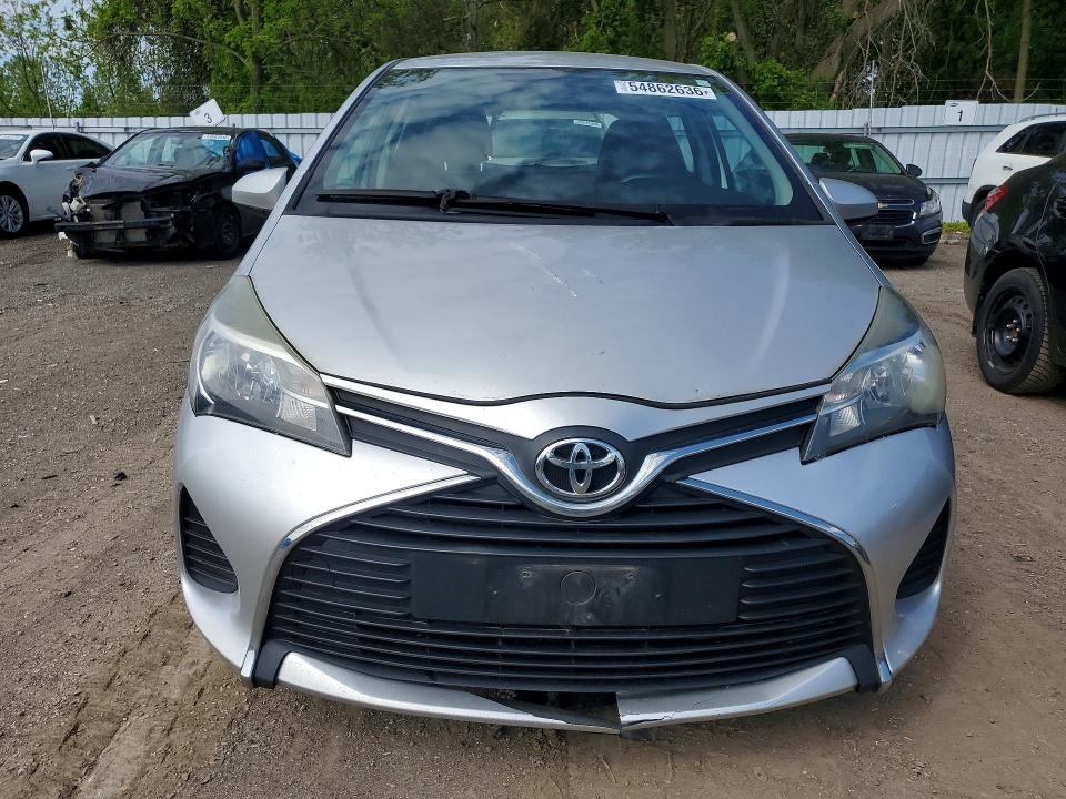 2015 Toyota Yaris VIN VNKKTUD38FA054734 COPART salvage auction — FRONT END, ON - PERMIT NO BRAND - UNFIT, sold $4,050 on 2026-07-21 (photo 5)