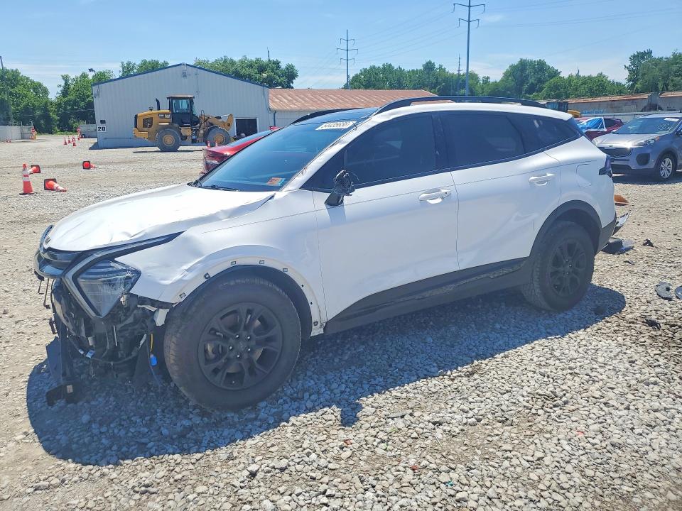 2025 Kia Sportage VIN 5XYK7CDF8SG260146 COPART salvage auction — FRONT END, Oh - Cert Of Title-Salvage, sold $250 on 2026-07-24 (photo 1)