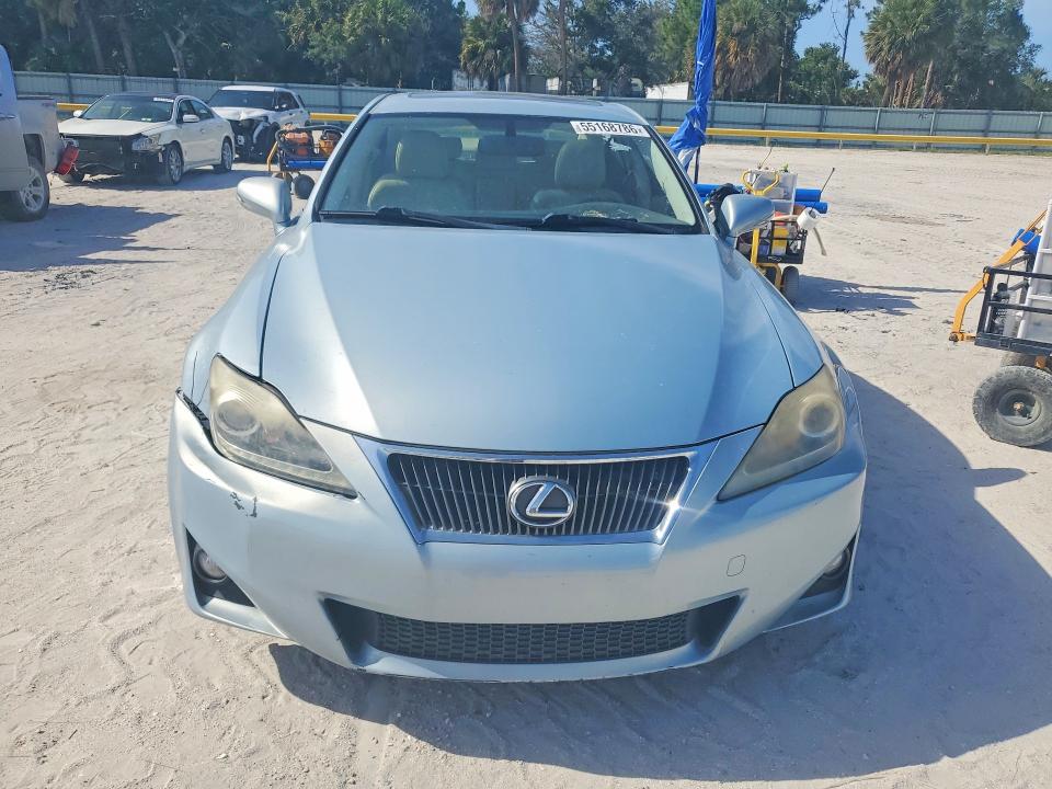 2013 Lexus Is VIN JTHBF5C26D5185339 COPART salvage auction — FRONT END, Fl - Certificate Of Title (P), sold $1,600 on 2026-07-06 (photo 5)