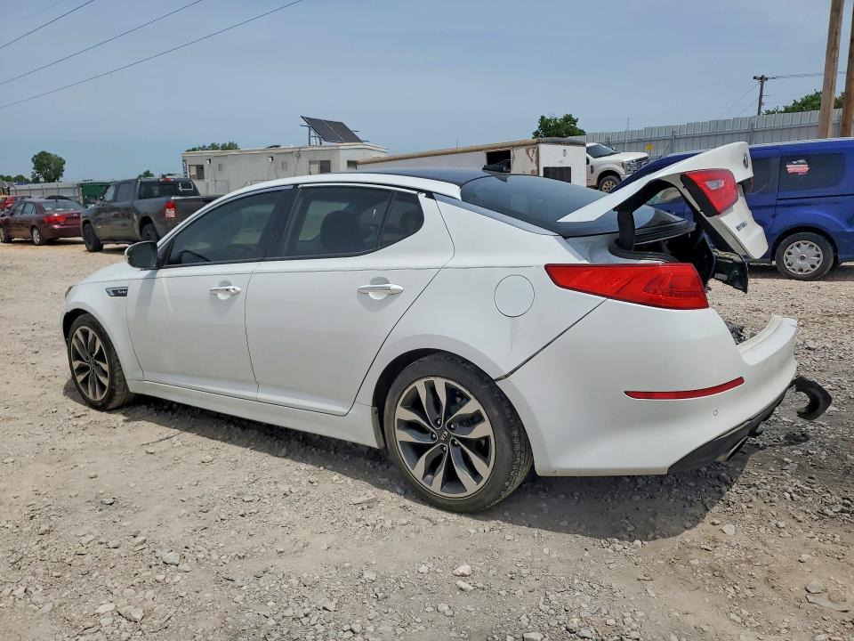 2015 Kia Optima VIN 5XXGR4A6XFG495250 COPART salvage auction — REAR END, Ok - Cert Of Title-Salvage, sold $375 on 2026-07-21 (photo 2)