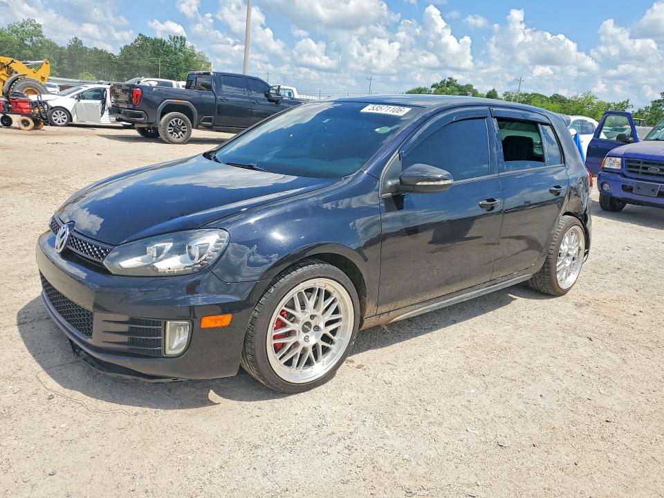 2013 Volkswagen Gti VIN WVWHV7AJ2DW132930 COPART salvage auction — REAR END, Fl - Cert Of Title Slvg Rebuildable, sold $1,450 on 2026-07-09 (photo 1)
