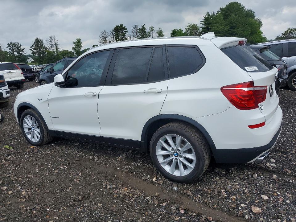 2016 BMW X3 VIN 5UXWX9C5XG0D83880 COPART salvage auction — ROLLOVER, Pa - Certificate Of Salvage, sold $1,600 on 2026-07-06 (photo 2)