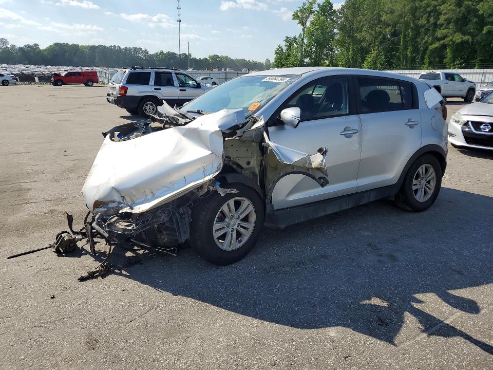 2011 Kia Sportage VIN KNDPB3A2XB7097504 COPART salvage auction — FRONT END, Nc - Salvage Certificate Of Title, sold $275 on 2026-07-30 (photo 1)