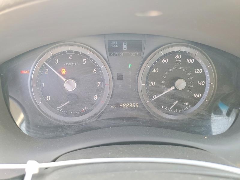 2008 Lexus Es 350 VIN JTHBJ46G682158794 COPART salvage auction — FRONT END, Ca - Dis/Dlr/Exp Only Clean Title, sold $675 on 2026-07-20 (photo 9)