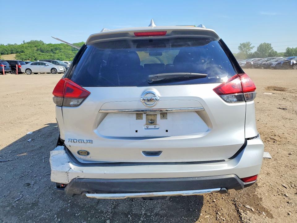 2017 Nissan Rogue VIN JN8AT2MT1HW141409 COPART salvage auction — REAR END, Il - Salvage Certificate, sold $950 on 2026-07-17 (photo 6)