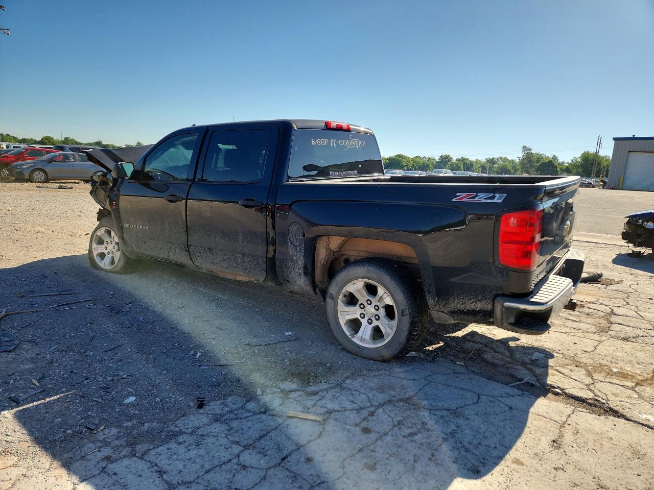 2014 Chevrolet Silverado 1500 VIN 3GCUKREC9EG326630 COPART salvage auction — Front End, OK - CERT OF TITLE-SALVAGE, sold $1,400 on 2026-07-09 (photo 2)