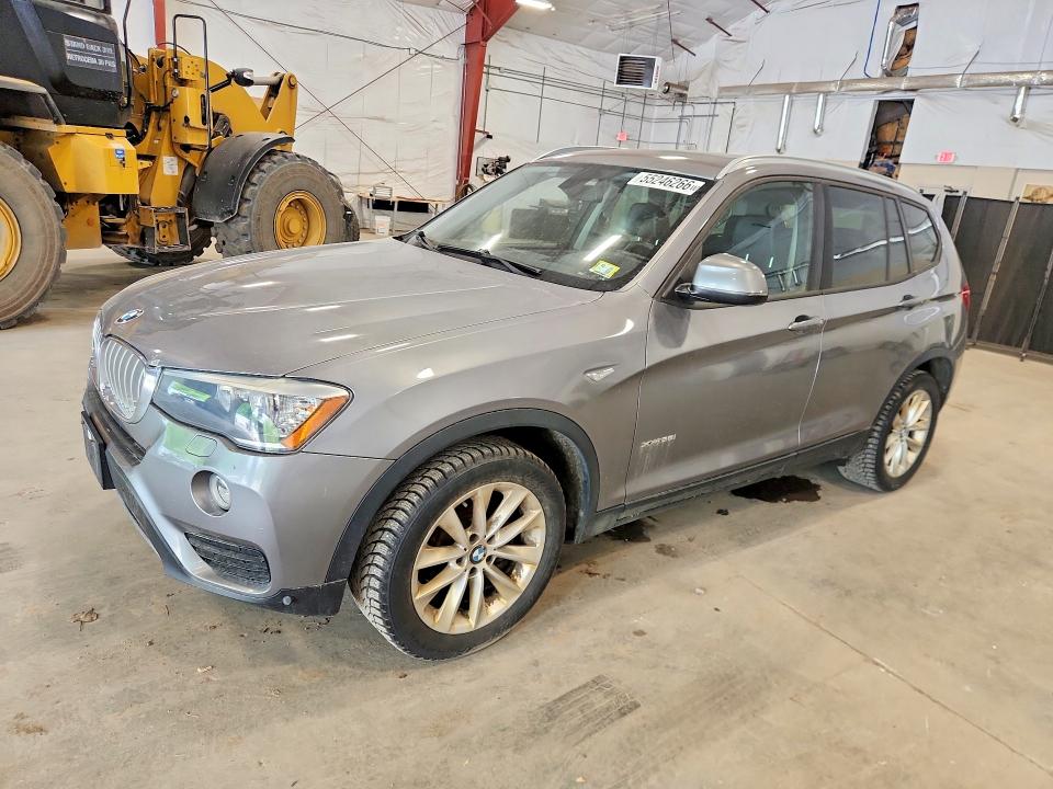 2016 BMW X3 VIN 5UXWX9C54G0D65214 COPART salvage auction — MINOR DENT/SCRATCHES, Vt - Certificate Of Title, sold $3,900 on 2026-07-13 (photo 1)