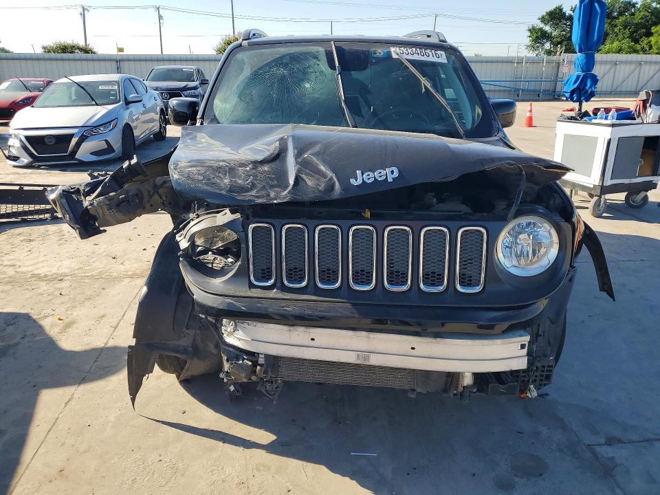 2018 Jeep Renegade VIN ZACCJABB5JPJ20447 COPART salvage auction — FRONT END, Tx - Salvage Vehicle Title, sold $725 on 2026-07-23 (photo 5)