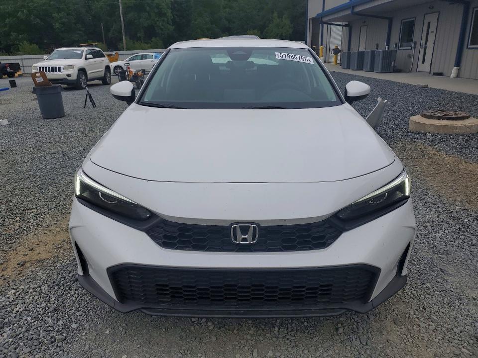 2026 Honda Civic VIN 2HGFE2F25TH558721 COPART salvage auction — REAR END, Nc - Salvage Certificate Of Title, sold $1,300 on 2026-07-30 (photo 5)