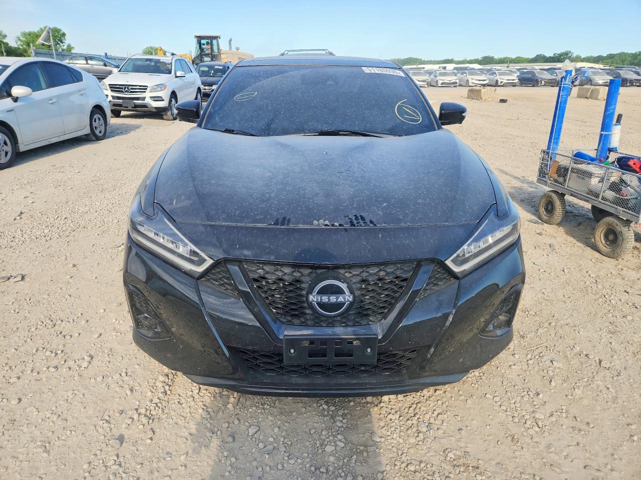 2023 Nissan Maxima VIN 1N4AA6EV1PC504970 COPART salvage auction — Hail, KS - CERT OF TITLE-SALVAGE, sold $12,100 on 2026-07-09 (photo 5)