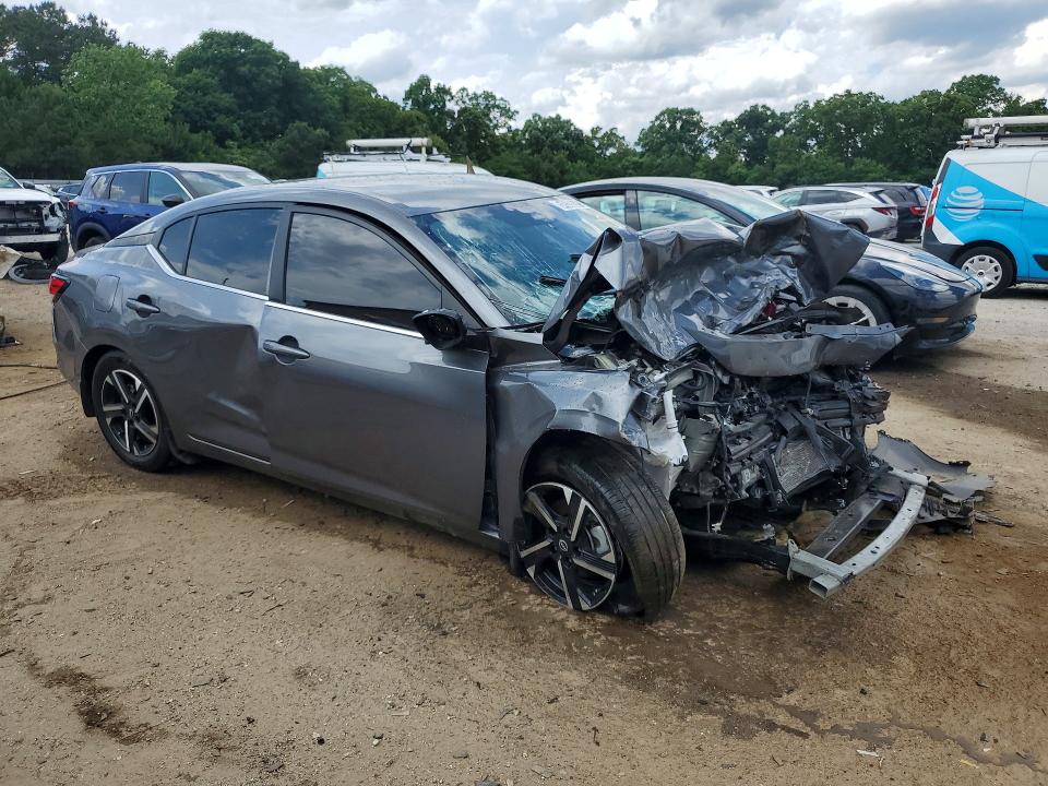 2025 Nissan VIN 3N1AB8CVXSY406030 COPART salvage auction — FRONT END, Ga - Certificate Of Title, sold $1,150 on 2026-07-02 (photo 4)