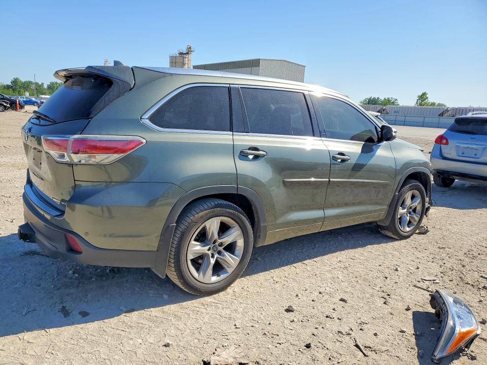 2016 Toyota VIN 5TDDKRFHXGS270910 COPART salvage auction — FRONT END, MO - SALVAGE CERTIFICATE OF TITLE, sold $6,900 on 2026-07-28 (photo 3)
