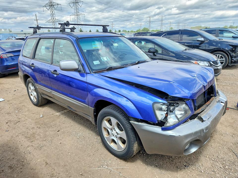 2003 Subaru Forester VIN JF1SG65643H707912 COPART salvage auction — FRONT END, Il - Salvage Certificate, sold $300 on 2026-07-07 (photo 4)