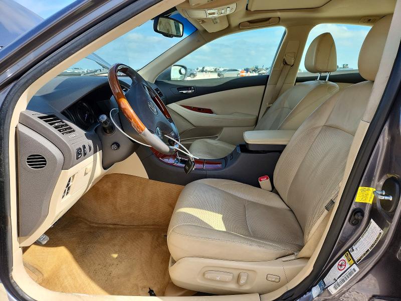 2012 Lexus ES VIN JTHBK1EG1C2486808 COPART salvage auction — SIDE, Tx - Salvage Vehicle Title, sold $3,900 on 2026-07-09 (photo 7)