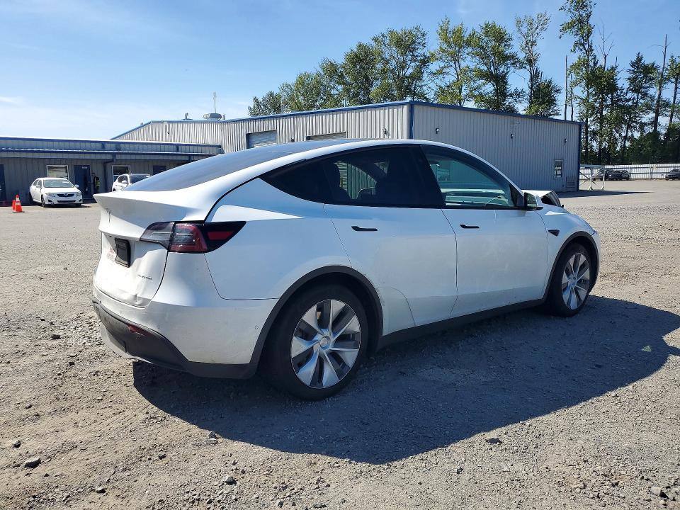 2021 Tesla VIN 5YJYGAEE9MF237781 COPART salvage auction — FRONT END, Wa - Bill Of Sale, sold $5,200 on 2026-07-06 (photo 3)