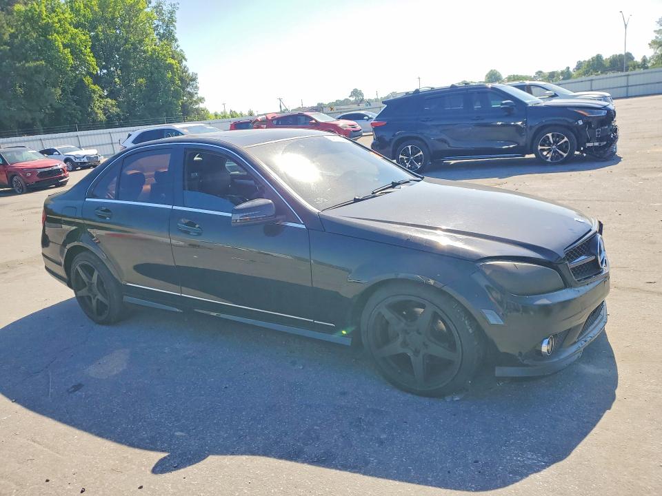 2010 Mercedes-benz C class VIN WDDGF5EB5AA392432 COPART salvage auction — SIDE, NC - SALVAGE CERTIFICATE OF TITLE, sold $250 on 2026-07-16 (photo 4)