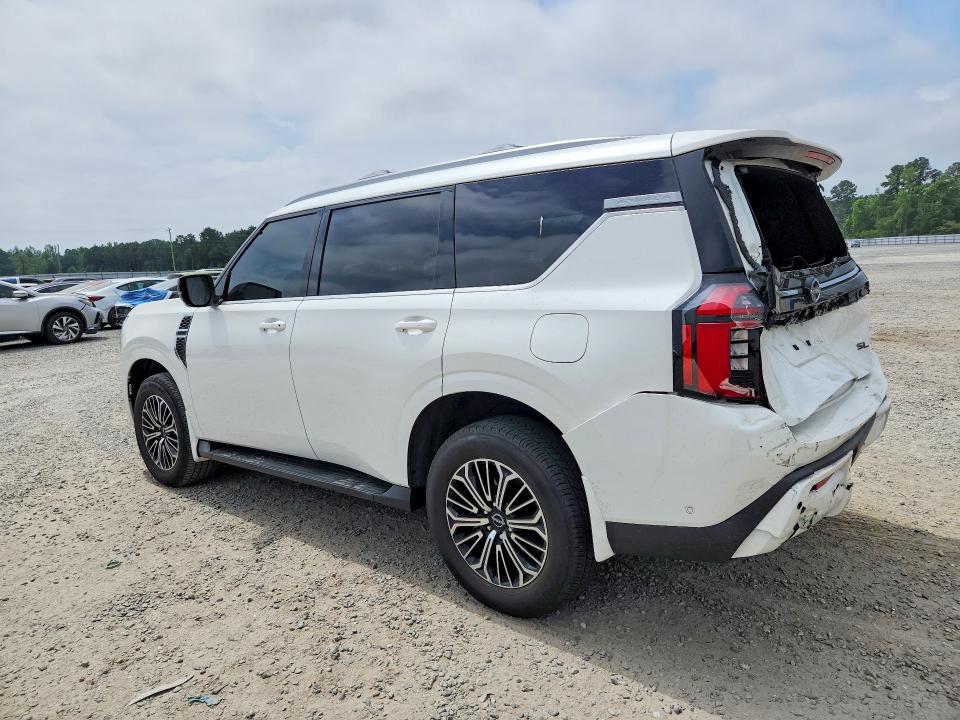 2025 Nissan Armada VIN JN8AY3BA0S9002242 COPART salvage auction — REAR END, Nc - Salvage Certificate Of Title, sold $34,000 on 2026-07-27 (photo 2)