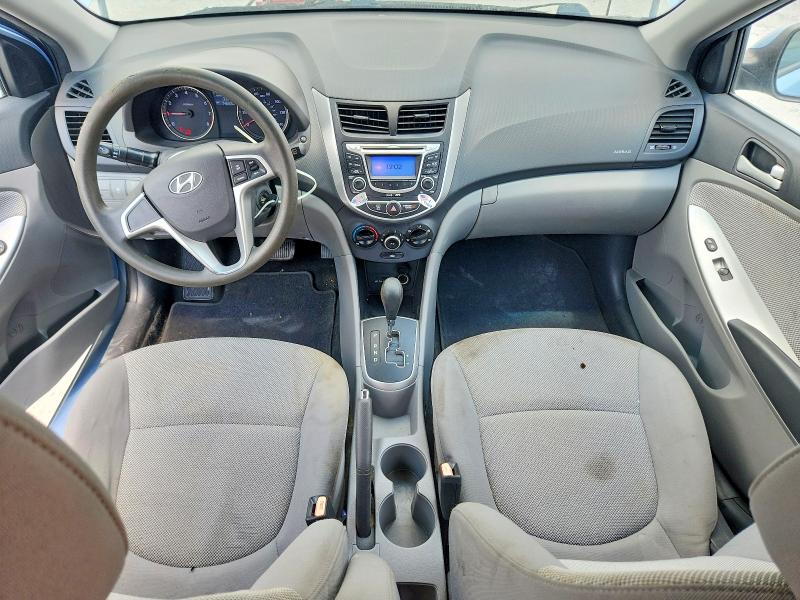 2012 Hyundai Accent VIN KMHCT5AE1CU004899 COPART salvage auction — REAR END, Nc - Salvage Certificate Of Title, sold $475 on 2026-07-29 (photo 8)