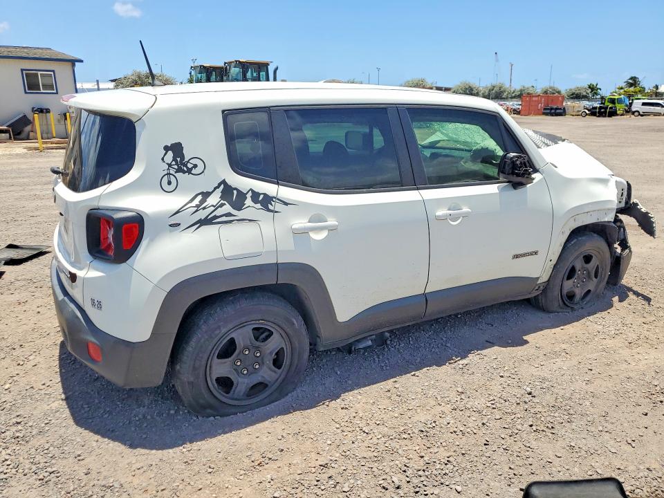 2017 Jeep Renegade VIN ZACCJAAB1HPE45109 COPART salvage auction — FRONT END, HI - CERTIFICATE OF SALVAGE, sold $2 on 2026-08-17 (photo 3)