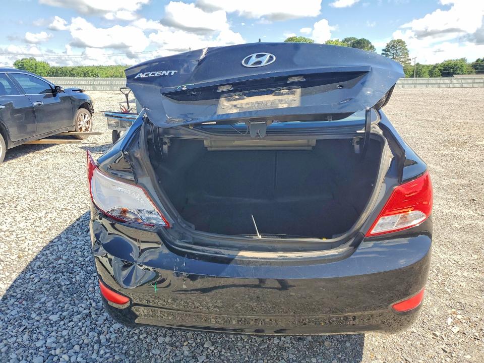 2016 Hyundai Accent VIN KMHCT4AE6GU134791 COPART salvage auction — REAR END, Ar - Cert Of Title-Salvage, sold $1,500 on 2026-07-15 (photo 6)