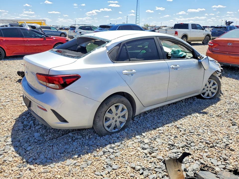 2023 Kia Rio VIN 3KPA24AD0PE618251 COPART salvage auction — FRONT END, Tx - Certificate Of Title (P), sold $3,200 on 2026-07-09 (photo 3)