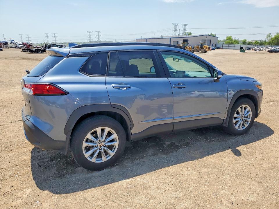 2023 Toyota Corolla cross VIN 7MUCAABG5PV054417 COPART salvage auction — SIDE, Il - Salvage Certificate, sold $8,300 on 2026-07-21 (photo 3)