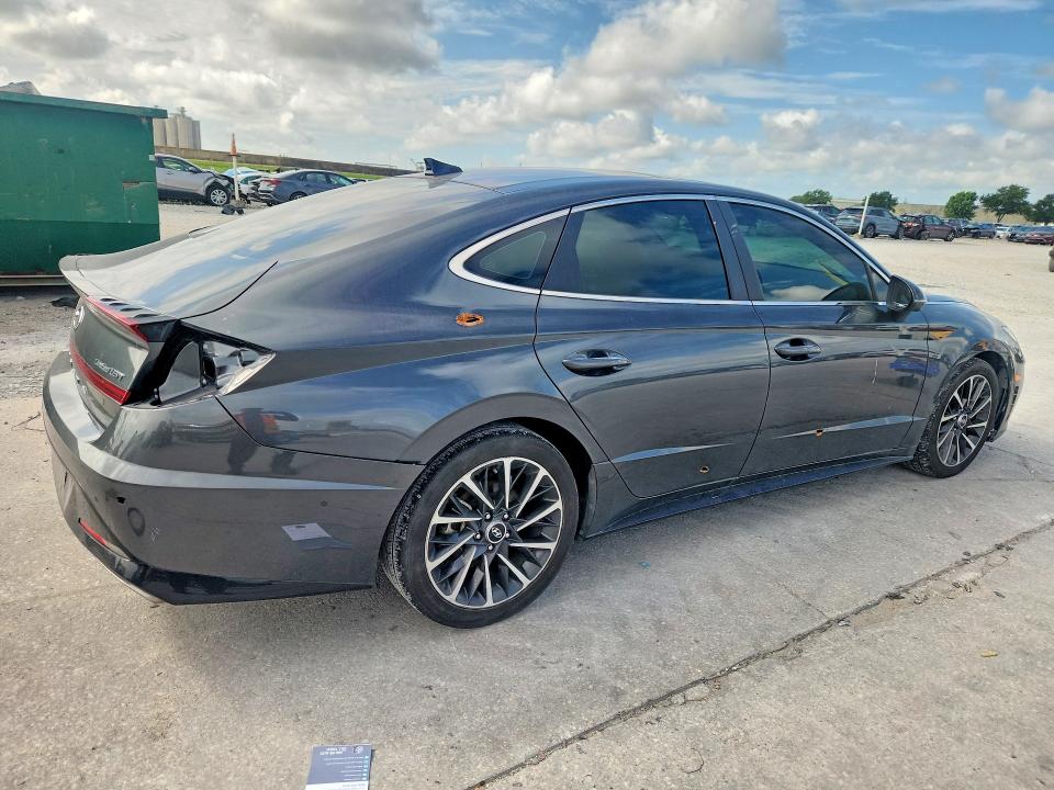 2023 Hyundai Sonata VIN KMHL34J26PA276095 COPART salvage auction — VANDALISM, Id - Salvage Certificate Of Title, sold $8,200 on 2026-07-22 (photo 3)