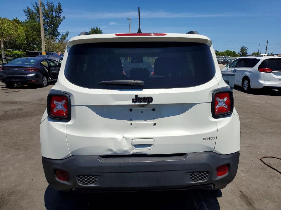 2019 Jeep VIN ZACNJABB9KPK31853 COPART salvage auction — FRONT END, Fl - Cert Of Title Slvg Rebuildable, sold $1,900 on 2026-07-20 (photo 6)