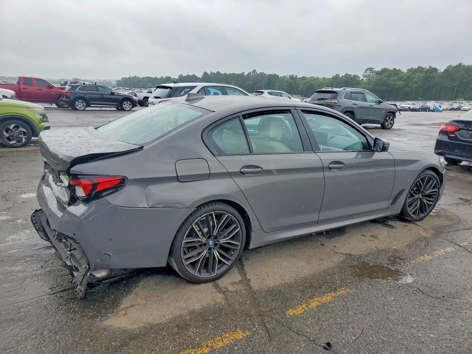 2021 BMW 5er VIN WBA53BH04MCF27802 COPART salvage auction — REAR END, Al - Cert Of Title-Salvage Title, sold $15,200 on 2026-07-20 (photo 3)