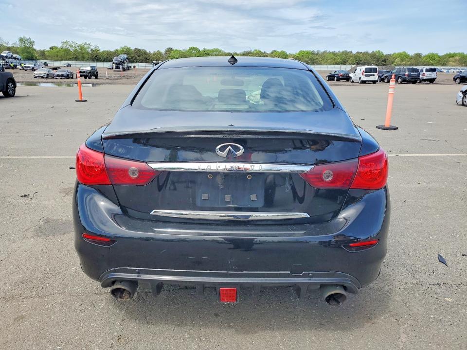 2014 Infiniti VIN JN1BV7AR1EM701360 COPART salvage auction — FRONT END, Ny - Mv-907A Salvage Certificate, sold $1,400 on 2026-07-27 (photo 6)
