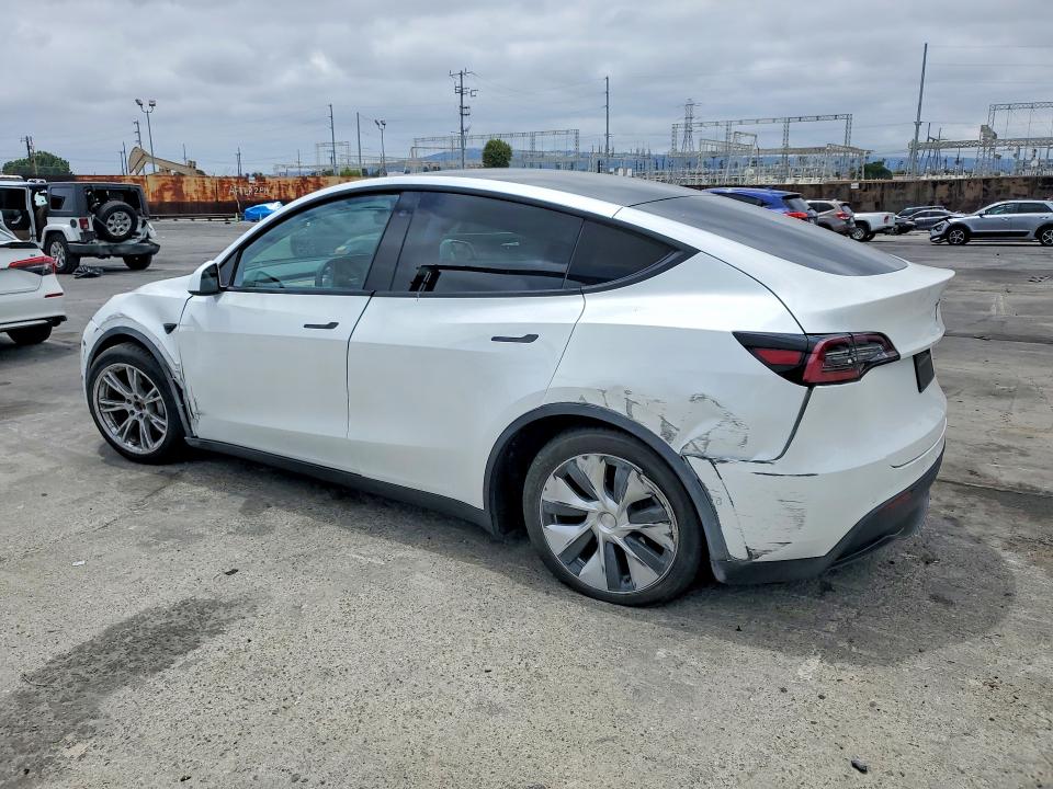 2020 Tesla Model y VIN 5YJYGDEE0LF031894 COPART salvage auction — FRONT END, Ca - Salvage Certificate, sold $8,500 on 2026-07-08 (photo 2)