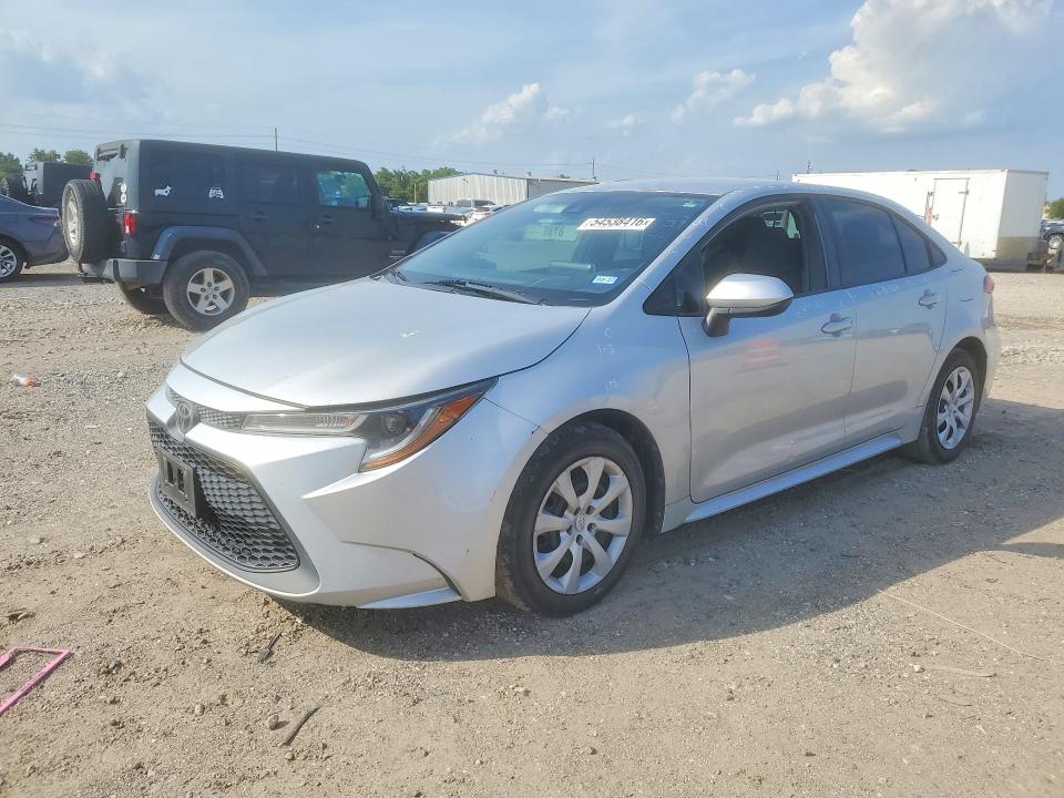 2020 Toyota Corolla VIN 5YFEPRAE2LP104757 COPART salvage auction — MINOR DENT/SCRATCHES, TX - SALVAGE VEHICLE TITLE, sold $5,900 on 2026-07-20 (photo 1)