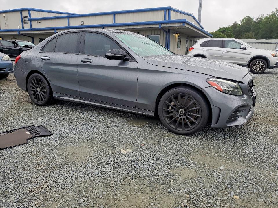 2021 Mercedes-benz C-klasse VIN W1KWF8EB4MR610640 COPART salvage auction — FRONT END, Nc - Salvage Certificate Of Title, sold $250 on 2026-07-23 (photo 4)