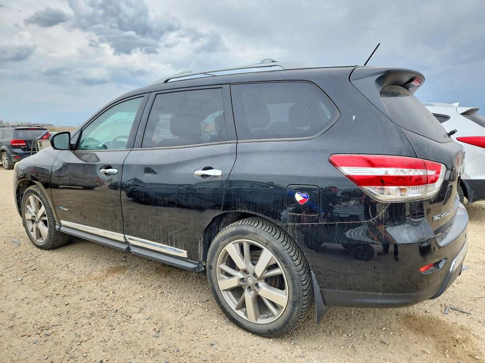 2014 Nissan Pathfinder VIN 5N1CR2MM7EC675079 COPART salvage auction — SIDE, Ab - Bos - Active, sold $1,100 on 2026-07-09 (photo 2)