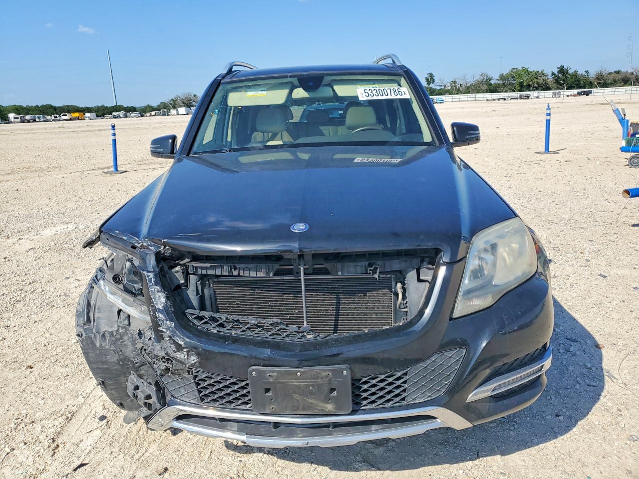 2013 Mercedes-Benz GLK-Class VIN WDCGG5HB9DG115894 COPART salvage auction — Front End, TX - SALVAGE VEHICLE TITLE, sold $2,900 on 2026-07-09 (photo 5)