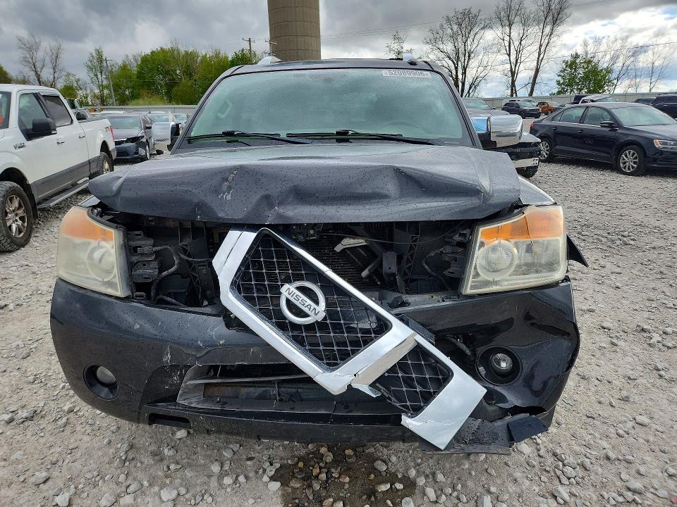 2015 Nissan Armada VIN 5N1BA0ND1FN600549 COPART salvage auction — FRONT END, MI - CERTIFICATE OF TITLE, sold $1,000 on 2026-07-09 (photo 5)
