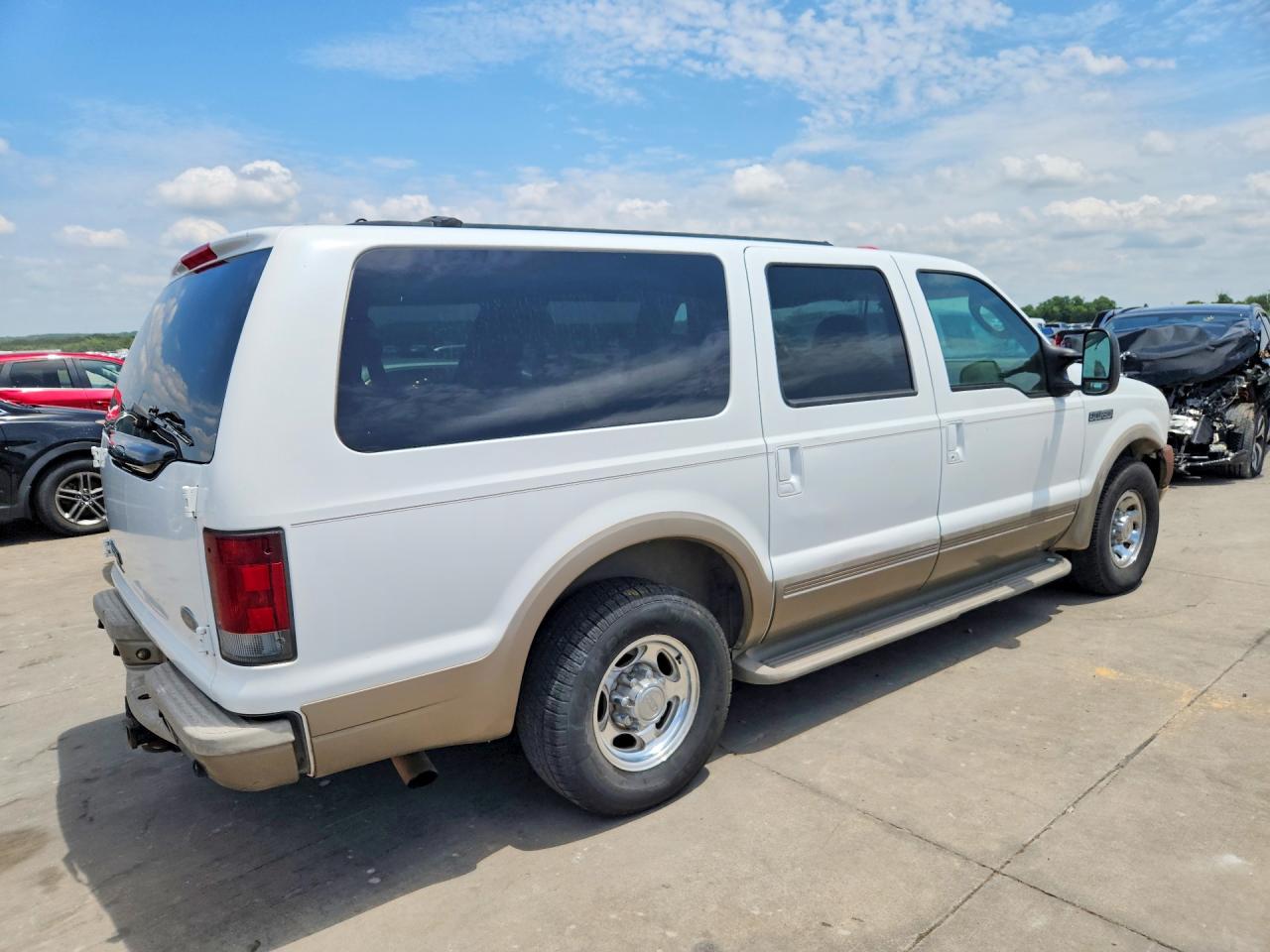 2003 Ford Excursion VIN 1FMNU44F23EA80999 COPART salvage auction — Front End, TX - CERTIFICATE OF TITLE (P), sold $775 on 2026-07-09 (photo 3)