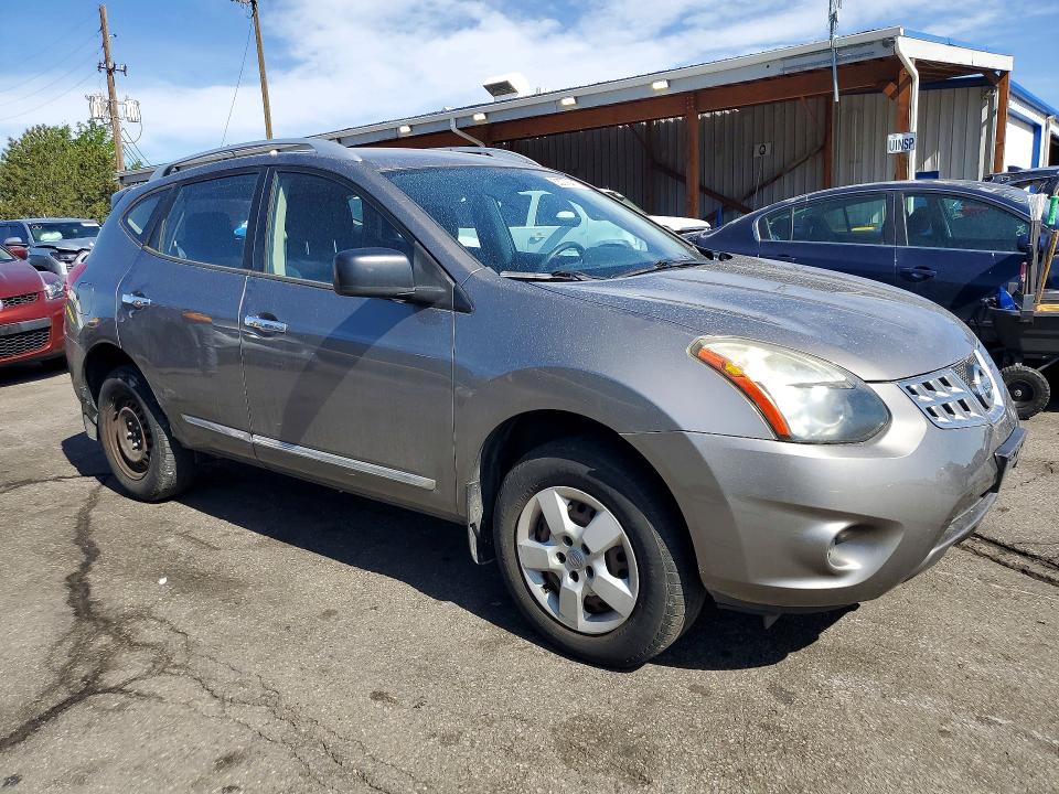 2014 Nissan Rogue VIN JN8AS5MV6EW715939 COPART salvage auction — SIDE, Co - Public - Salvage Title, sold $875 on 2026-07-09 (photo 4)