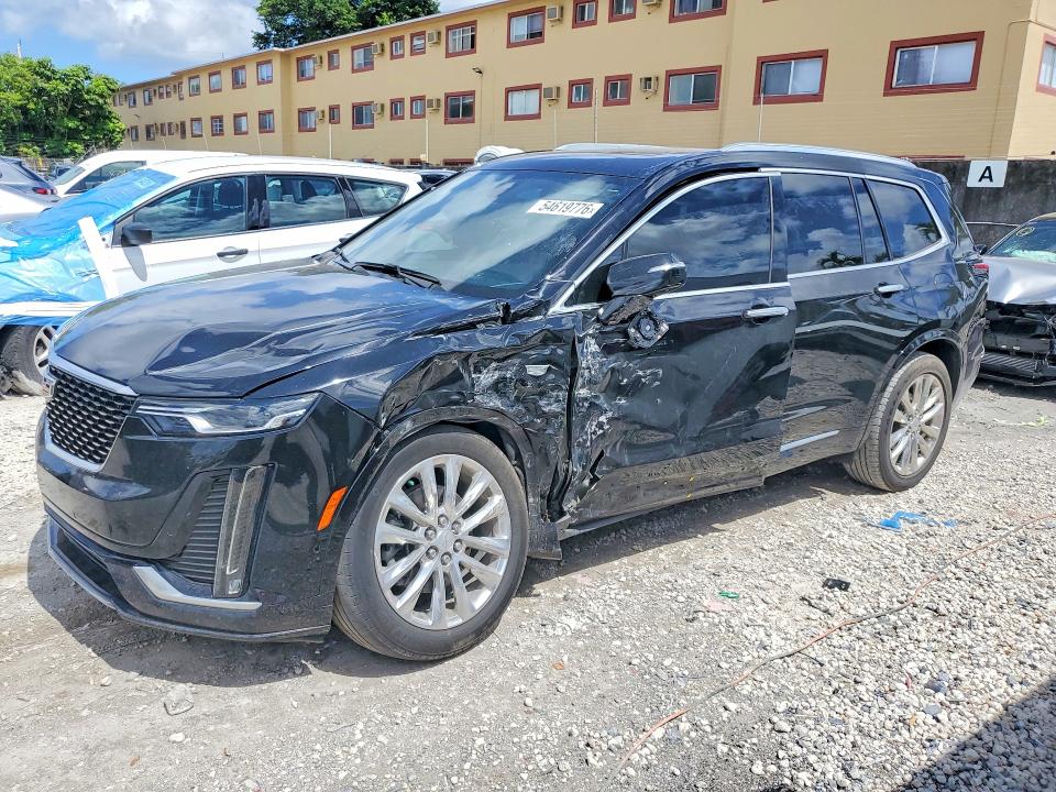 2021 Cadillac Xt6 VIN 1GYKPCRS0MZ206618 COPART salvage auction — SIDE, Fl - Cert Of Title Slvg Rebuildable, sold $8,600 on 2026-08-21 (photo 1)