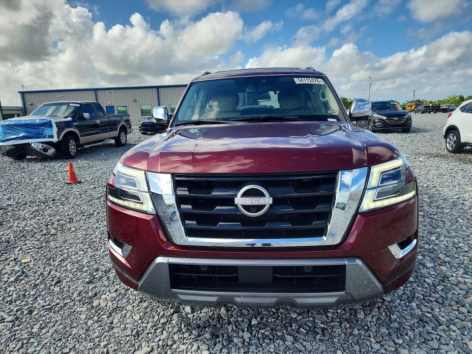 2023 Nissan Armada VIN JN8AY2DAXP9401125 COPART salvage auction — SIDE, Fl - Cert Of Title Slvg Rebuildable, sold $15 on 2026-07-31 (photo 5)