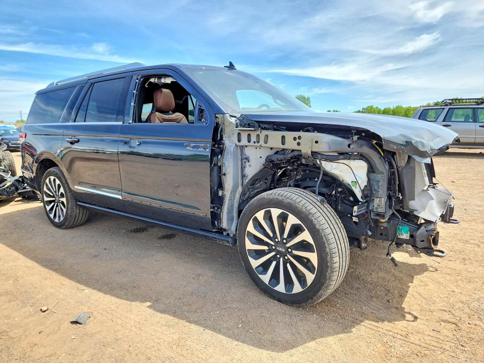 2024 Lincoln Navigator VIN 5LMJJ3LG9REL09518 COPART salvage auction — FRONT END, Oh - Cert Of Title-Salvage, sold $90 on 2026-07-02 (photo 4)