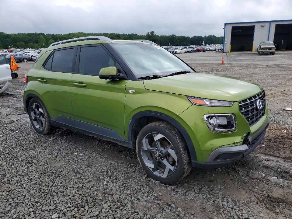 2021 Hyundai Venue VIN KMHRC8A32MU071135 COPART salvage auction — REAR END, Ar - Cert Of Title-Salvage, sold $2,450 on 2026-07-08 (photo 4)