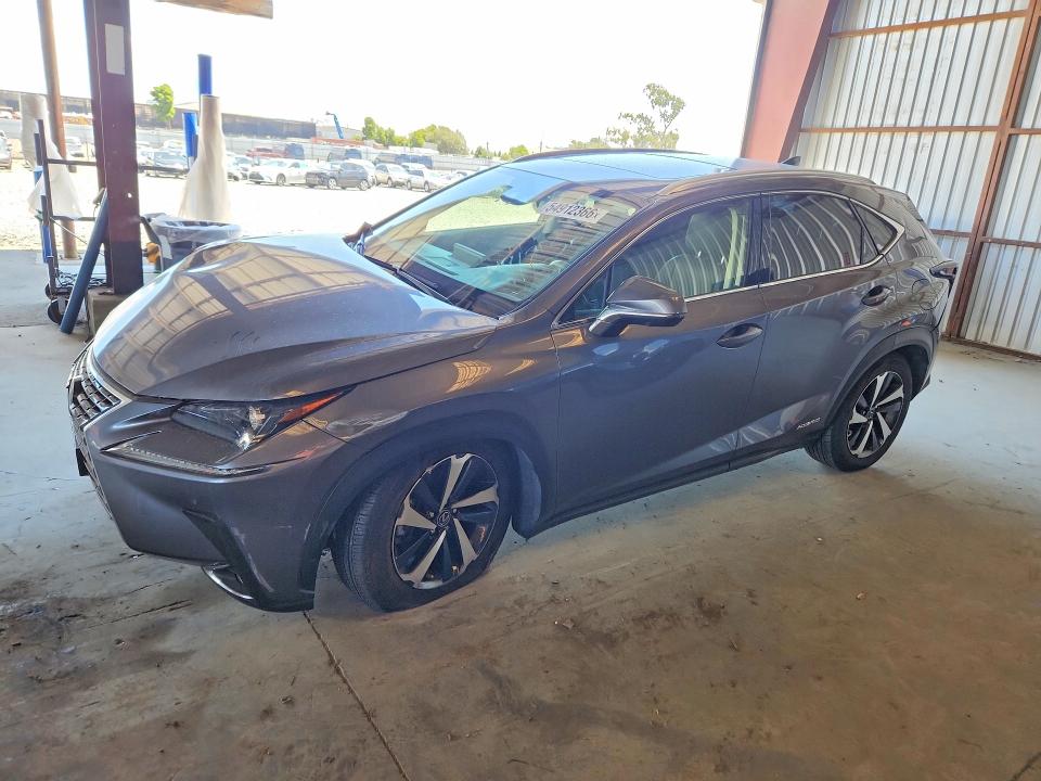2021 Lexus VIN JTJGJRDZ8M2154939 COPART salvage auction — FRONT END, Ca - Salvage Certificate, sold $5,300 on 2026-07-30 (photo 1)
