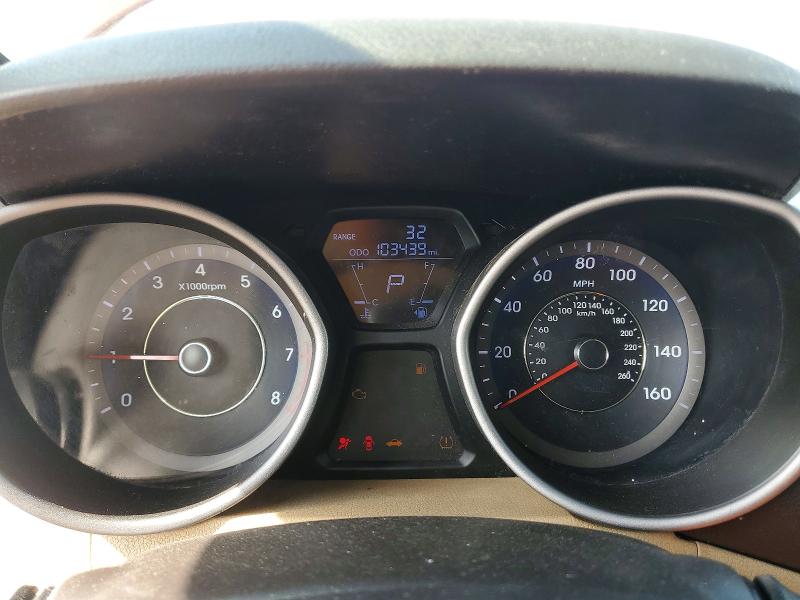 2011 Hyundai Elantra VIN KMHDH4AE3BU108910 COPART salvage auction — FRONT END, Il - Salvage Certificate, sold $425 on 2026-07-29 (photo 9)