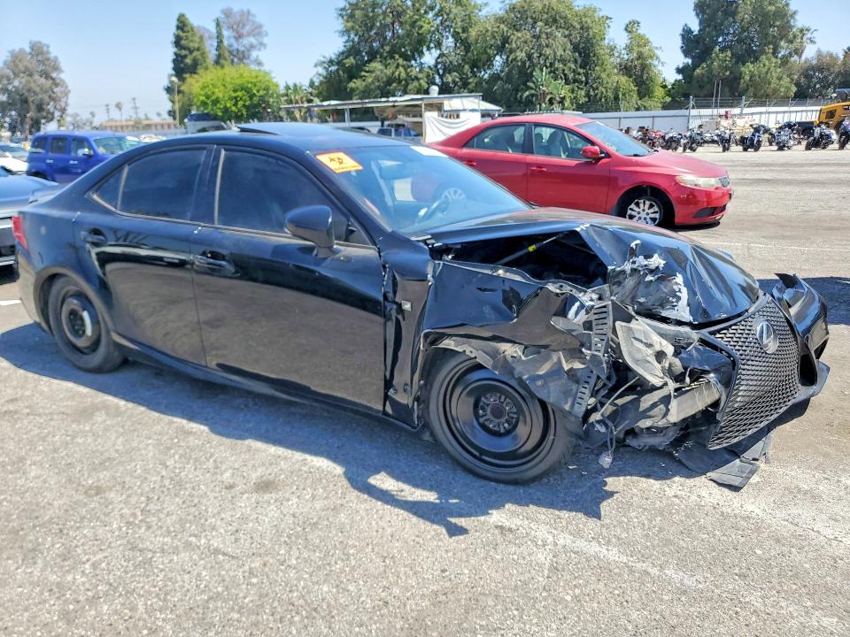 2015 Lexus Is VIN JTHBE1D21F5014835 COPART salvage auction — FRONT END, Ca - Salvage Certificate, sold $900 on 2026-07-31 (photo 4)
