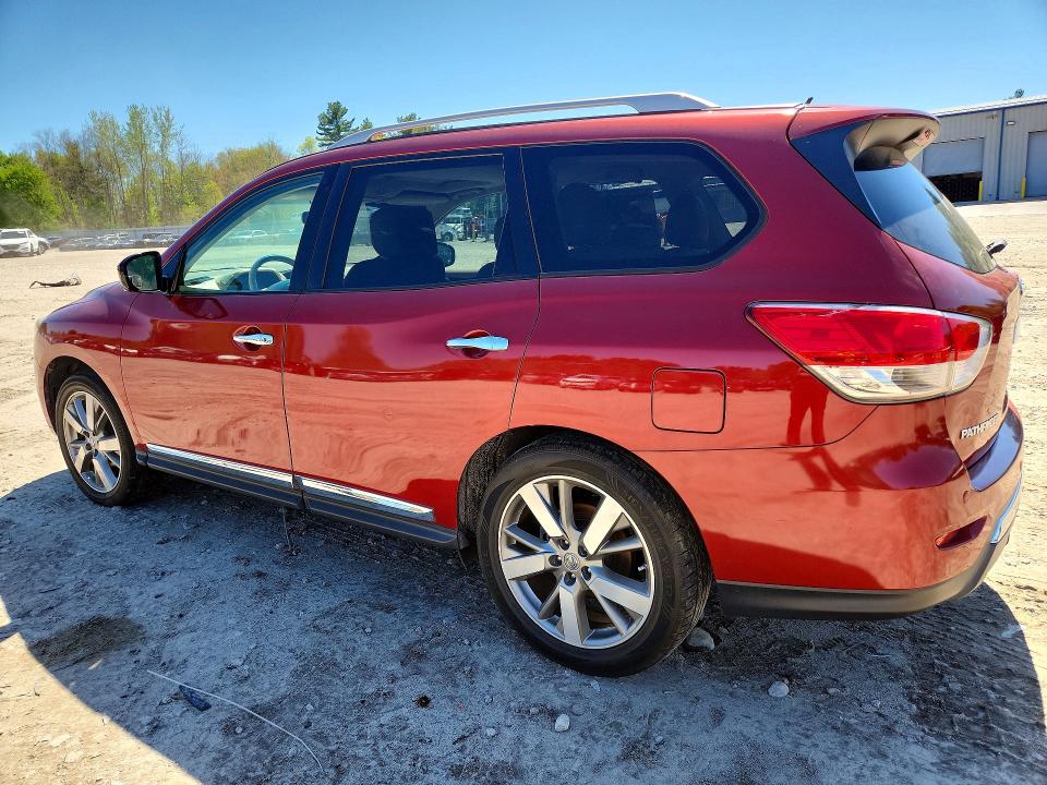 2014 Nissan Pathfinder VIN 5N1AR2MN2EC629692 COPART salvage auction — MECHANICAL, Ga - Certificate Of Title, sold $875 on 2026-07-02 (photo 2)